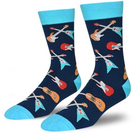 Men Funny Christmas Gifts for Guitar Players, Do Not Disturb I'm Playing My Guitar Socks