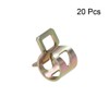sourcing map 20 Pieces Steel Band Clamp 8 mm Hose