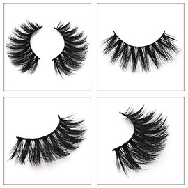 5 Pairs Mink Eyelashes Ultra Dense Stage Makeup Natural False Eyelashes Long Eyelashes Extensions Fake Eyelashes Handmade (G508)