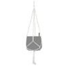 Lechuza YULA Macramé Planter Suspension L85 cm White