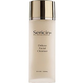 Sericin Plus Deluxe Facial Cleanser - Gentle Cleanser Removes Impurities, Toxins, Dirt, and Excess Oil with Anti-ageing Silk Enriched Protein that Nourishes, Hydrates, Moisturizes Skin SN3 (3.4 oz)