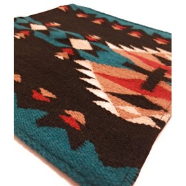 Southwestern Handwoven Wool Pillow Covers- Assorted Colors- 18 X 18 Throw Pillow Covers (The Javi 2)