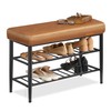 VASAGLE EKHO Collection - Shoe Rack Bench, Storage Bench for