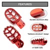 PSLER Dirt Bike Foot Pegs,Motorcycle Footpegs CNC Foot Pedals Rests