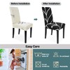 Zindoo Chair Covers, Set of 6, Large Stretch Chair Covers,