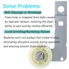 Dyer Idler Pulley for May-tag Bravos MEDB835DW4, Whirl-pool Cabrio WED8000DW4,