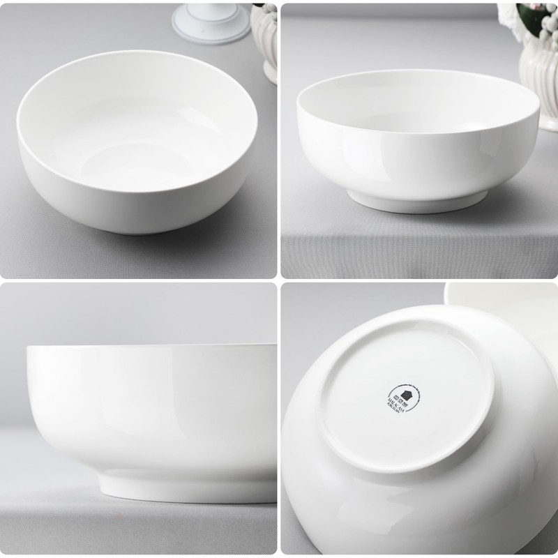 MALACASA Serving Bowls, 114 OZ(10") Extra Large Salad Bowls Set