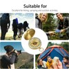 Portable Brass Pocket Compass Camping Hiking Navigation Small Watch Map