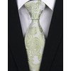 Men Tender Green Paisley Ties Dusty Sage Green Stylish HANDMADE