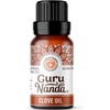 GuruNanda Clove Essential Oil - Pure, Natural & Undiluted for