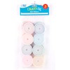 Baker Ross Coloured Satin Ribbon Value Pack 8 Colour, 4mm