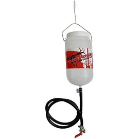 Pit Posse PP2333 Motorcycle Portable Auxiliary Tank Engine Bottle Container Storage Dirt Bike Tool Compatible with Kawasaki Yamaha Suzuki Honda XS KZ KS CB 450 550 650 750 850