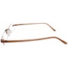 The Original Flexie Reading Glasses By Calabria (5.00, Root Beer)