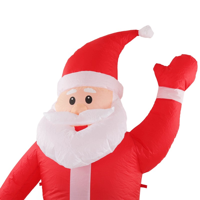 Inflatable Santa Decoration Built in LED Light Waterproof Inflatable Bag
