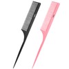 Rat Tail Comb Parting Comb：2Pcs Rat Tail Combs for Women，Fine