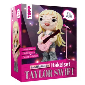 Taylor Swift. Das inoffizielle Häkelset: Anleitung, Misch-Garn in 4 Farben, Füllwatte, Häkelnadel 3,0 mm, Sicherheitsaugen, Chenilledraht, Draht, Aufsteller
