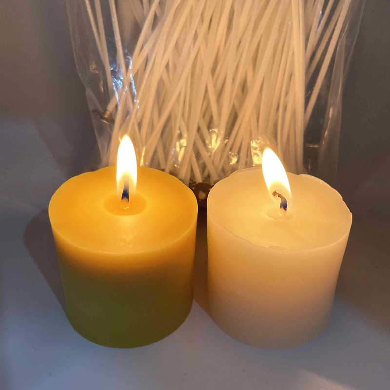Beesworks 100 Piece Cotton Candle Wick 6" Pre-Waxed for Candle