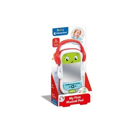 Clementoni Baby First Music Player, First Childhood Game, 3+ Months, Interactive Activity Center, Music Game with Light Effects, Psychomotor and Cognitive Development, Italian