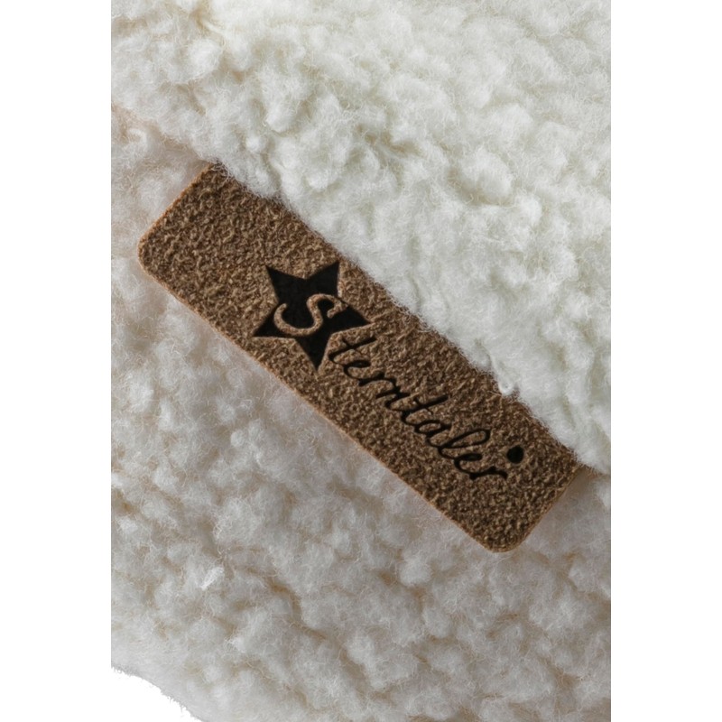 Sterntaler Girls' Beret Hat Plain Without, ecru