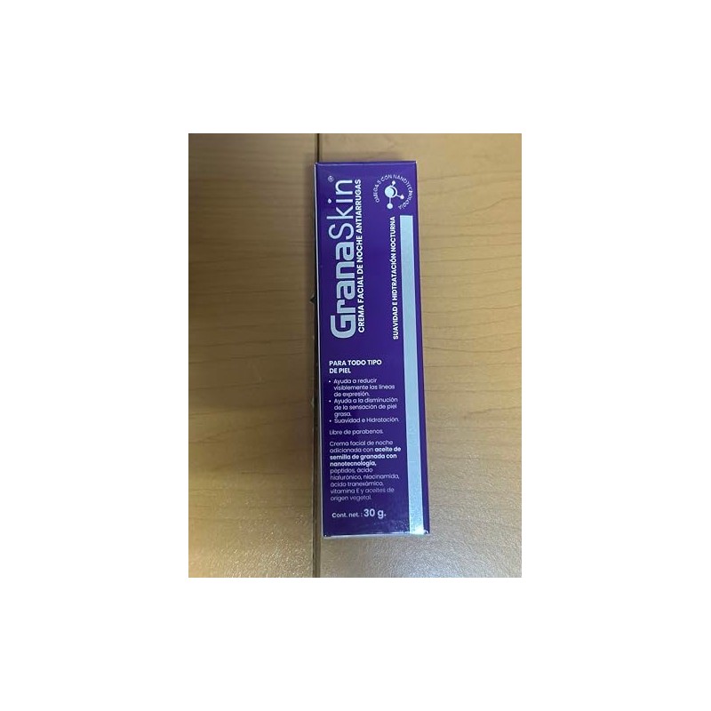 Crema Facial de Noche con Ácido Hialurónico y Péptidos, Para