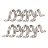 Amarine Made Pack of 10 Stainless Steel Bimini Boat Top