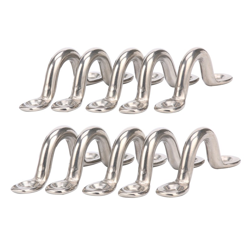 Amarine Made Pack of 10 Stainless Steel Bimini Boat Top