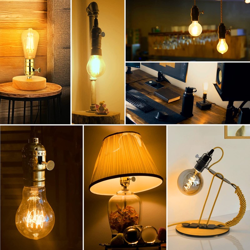 DiCUNO Lamp Knob Replacement, On/Off Light Switch Knobs for Table