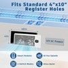 TMYICE Register Booster Fan for 4" x 10" Register Holes,