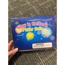 4" Glow in the Dark puffer balls - 120 Balls