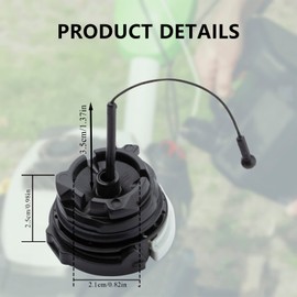 Konuooer Chainsaw Fuel Cap Oil Cap for Stihl MS200 MS210 MS230 MS250 MS270 MS280 MS290 MS310 MS311 MS390 MS391 MS340 MS341 MS361 MS380 MS381 MS441 MS460 MS880 (3pcs)