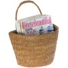 KOUBOO La Jolla Rattan Wall Storage Basket with Handle, Hanging