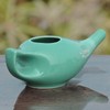 ANCIENT IMPEX Ceramic Neti Pot for Nasal Cleansing with 5