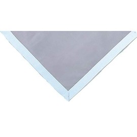 PDTXCLS Lamon 44" Square Silver Gray Card (Bridge) Table Cover Portable Neck Fan, Hands-Free Bladeless Fan, Cooling Personal Fan.