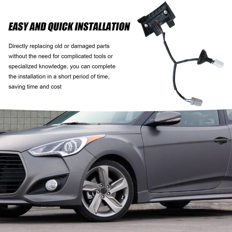 Vkinman 81260-2V010 Hatch Button Trunk Latch Assembly, Tailgate Rear Hatch