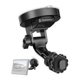 Pixelman Backup Camera Monitor Mount,(7/9 inch) Large Dual Suction Cup Reverse Camera Monitor Mount,Windshield Holder for Rear View Monitor,Car Display Monitor Bracket for RVs,Trucks,Vans