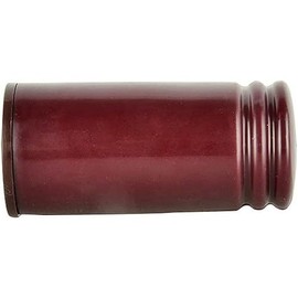 Romak 631289 Round Cushion Plastic Door Stop Pack, 75 mm Length, Brown