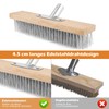 MOKIDO 30 cm Wire Broom, Durable Wire Broom for Moss