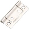 Silverline 4 Pack Non-Mortise Flush Door Hinges,Bifold Cabinet Hinges with