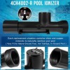 for Hybrid 4CH4002-R Pool Cleaner Ionizer Chamber Replace for Hybrid