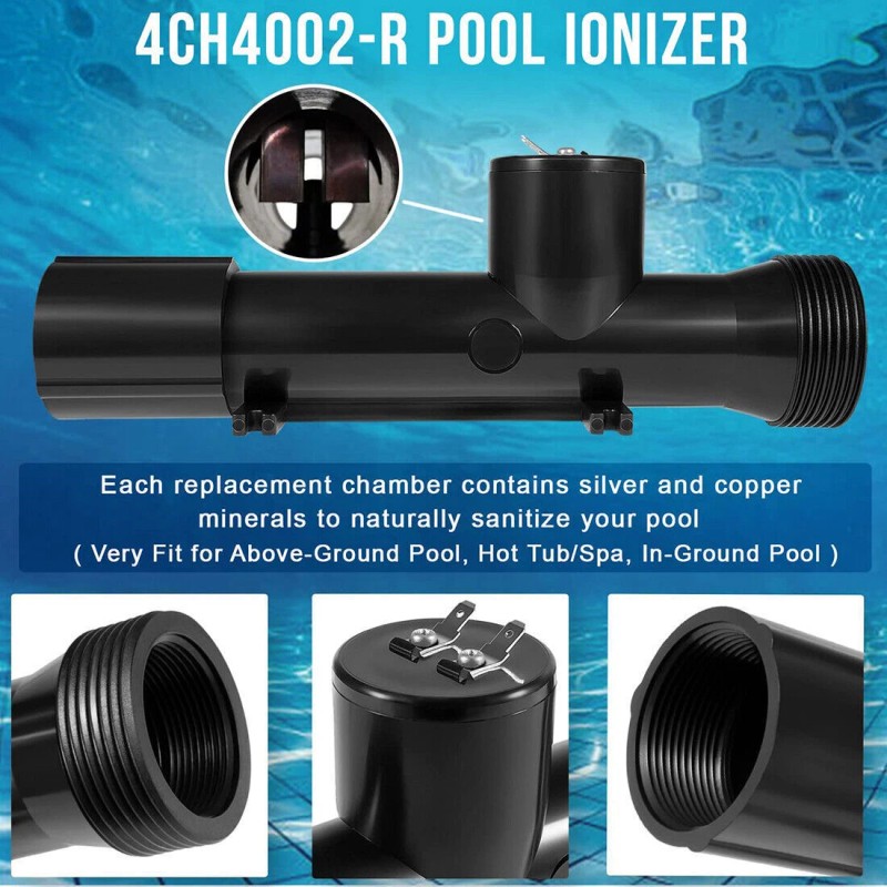 for Hybrid 4CH4002-R Pool Cleaner Ionizer Chamber Replace for Hybrid