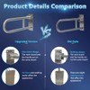 Flip Up Grab Bars Handicap Rails Toilet Safety Rails Stainless