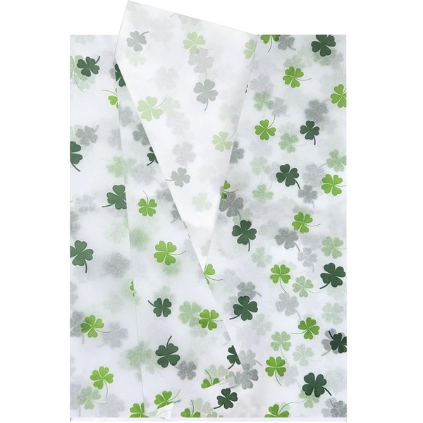 Hjvvr St.Patrick’s Day Tissue Paper,20sheets 50x35cm Tissue Paper,Tissue Wrapping Paper