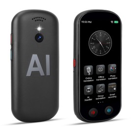 Translator Voice Translator Device, 138 Languages AI Intelligent Foreign Language Translator, Supports WiFi, Hotspot, Offline Translation, Photo & Instant Two Way Translation, for Travel Business