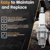 AZXX E6TC Spark Plug 10 Pack, BP6HS Spark Plug for