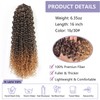 DUTIKA 16 Inch Curly Drawstring Ponytail Extension Human Hair Feeling,
