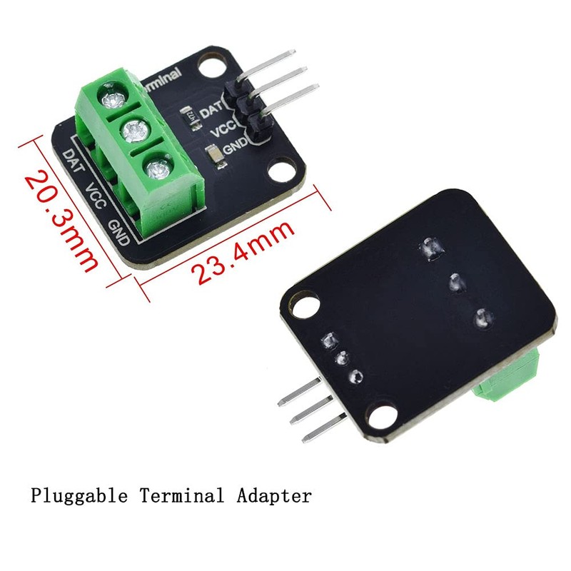 2 Pack Temperature Sensor Module Kit with Waterproof Stainless Steel
