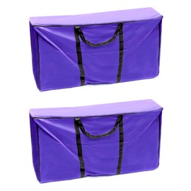 QWORK Hay Bale Storage Bag, 420D Horse and Livestock Hay Bale Bag, Large Tote Waterproof Collapsible Bag Hay Bale Carry Bag with Zipper, Stronger Handles Wrap Storage Bags Totes