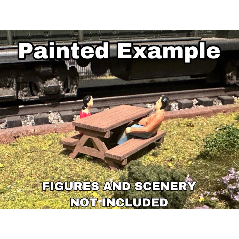 PTF DESIGNS O Scale PICNIC TABLE ( Set Of 4)
