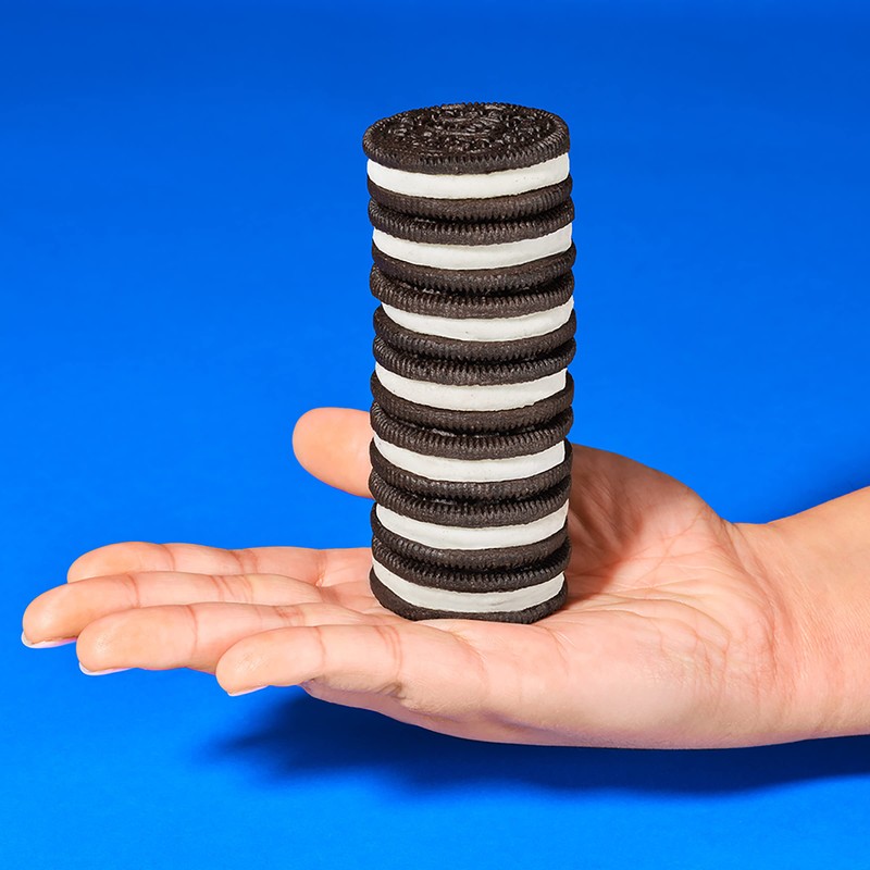 OREO Mega Stuf Chocolate Sandwich Cookies, Party Size, 1 lb