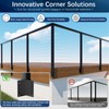 Gyykzz Side Mount Outer Corner Post 42" (Post Body 47.6"),